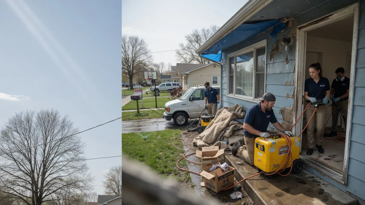 Basement Flood Cleanup in Prescott, IA near me